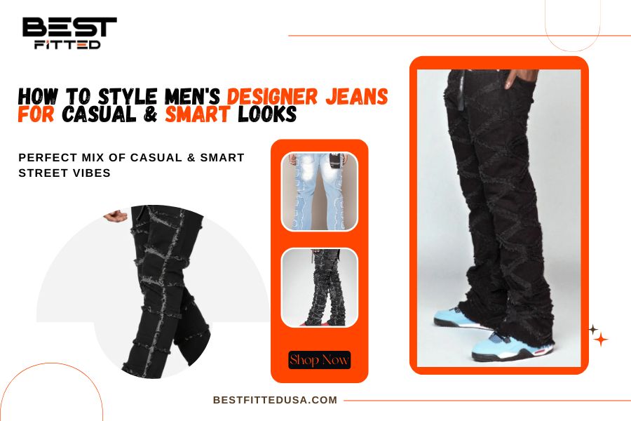 How to Style Men's Designer Jeans for Casual & Smart Looks