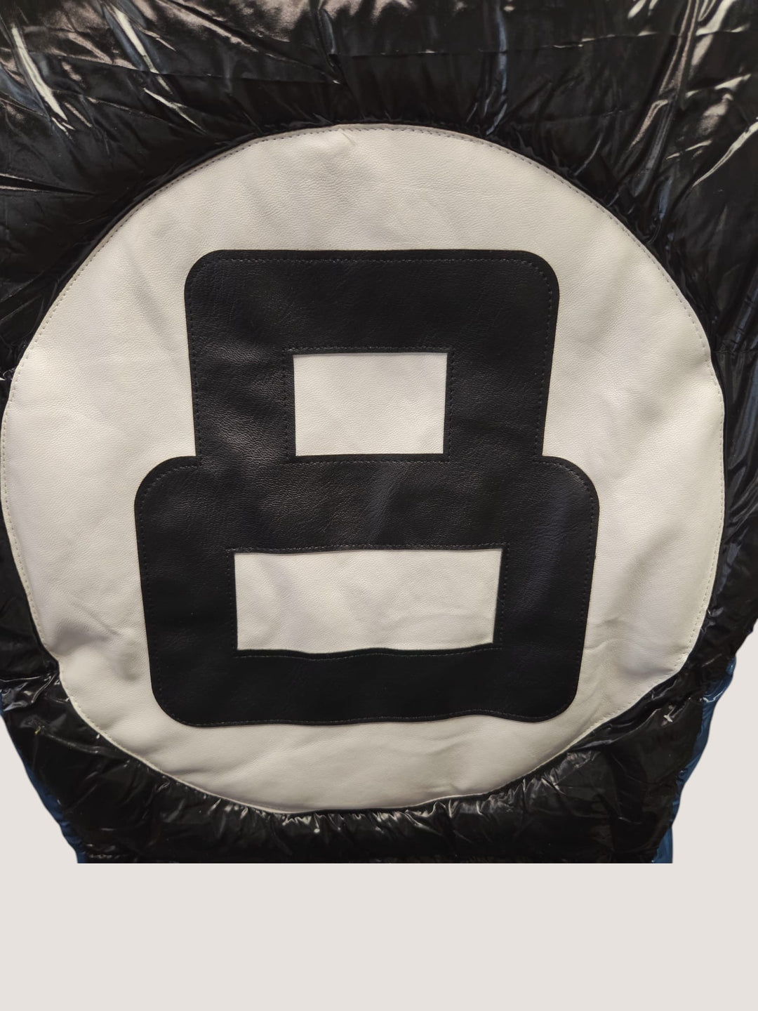 Men’s Colorblock Puffer Jacket with Faux Fur Hood