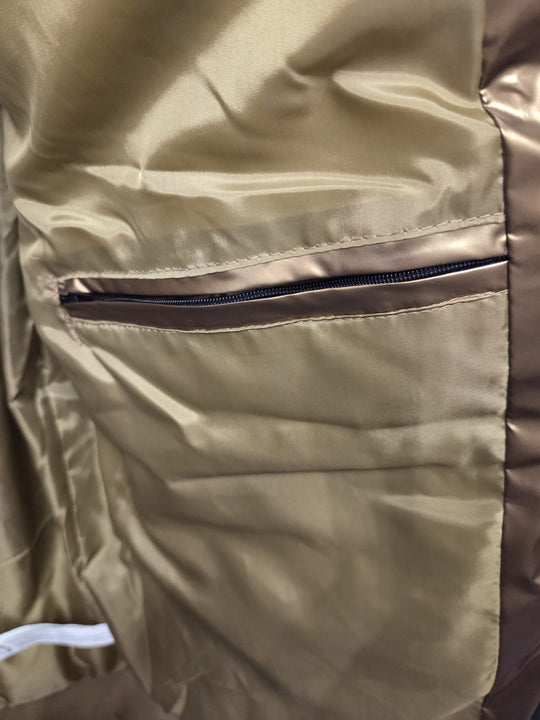 Metallic Gold Puffer Jacket