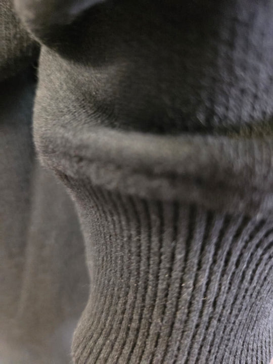 black sweatsuit