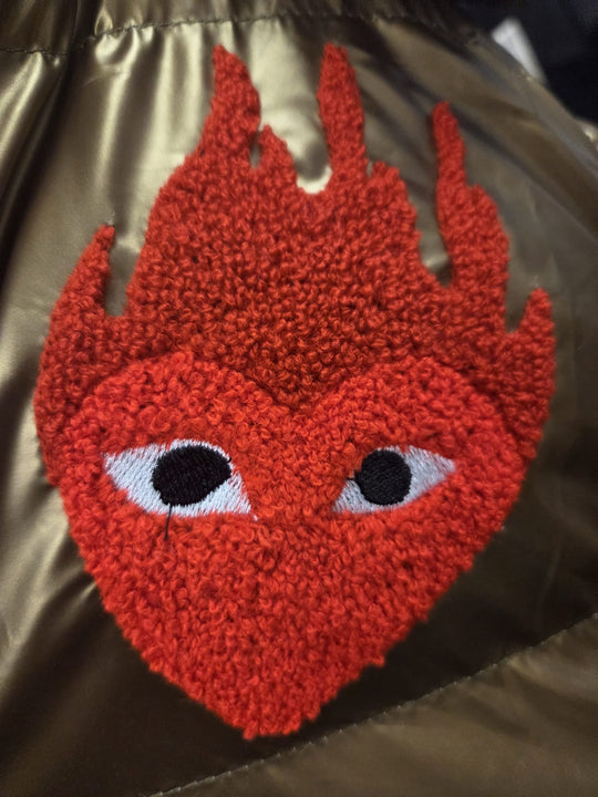 Metallic Gold Puffer Jacket