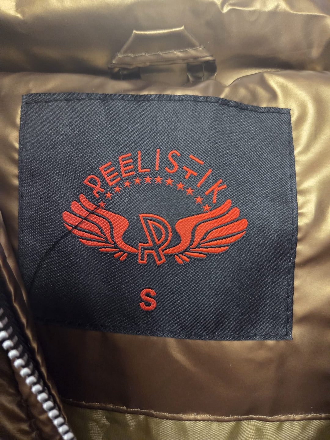 Metallic Gold Puffer Jacket