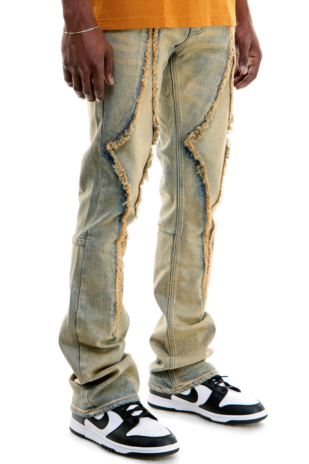 T Blue Diamond Skinny Flare Jeans - Stacked Flare Fit