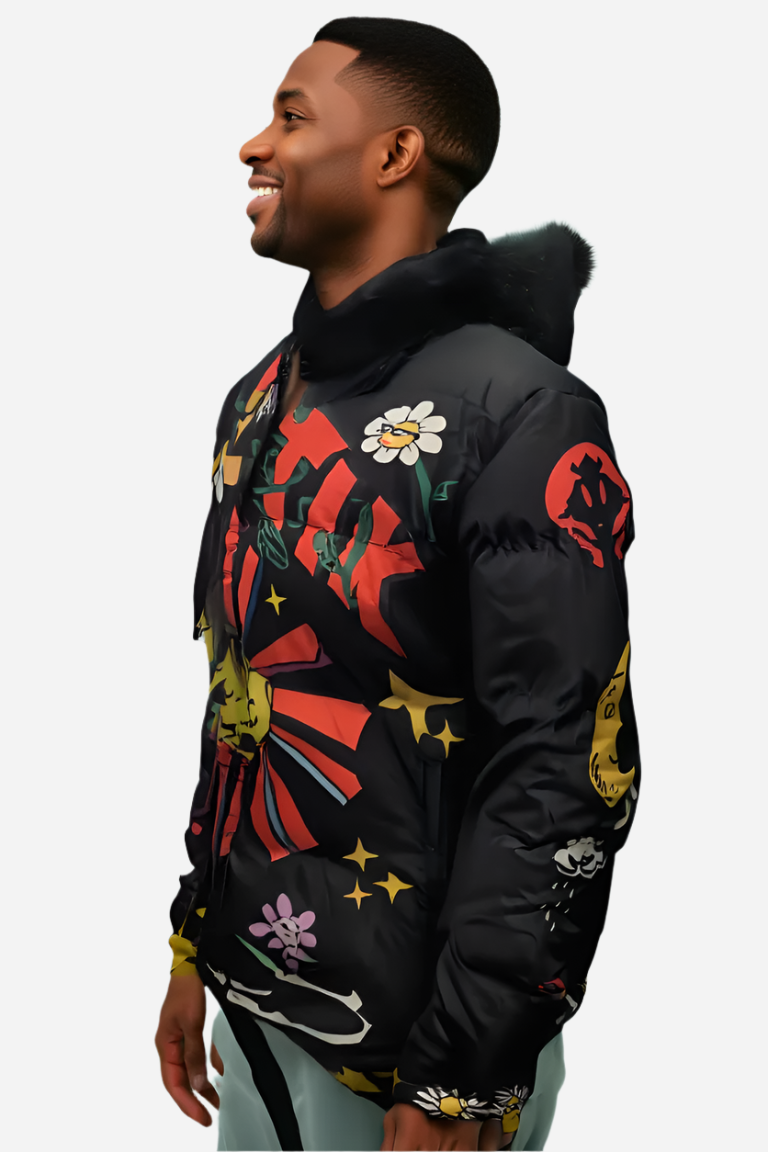 FEEIST Red Puffer Jacket