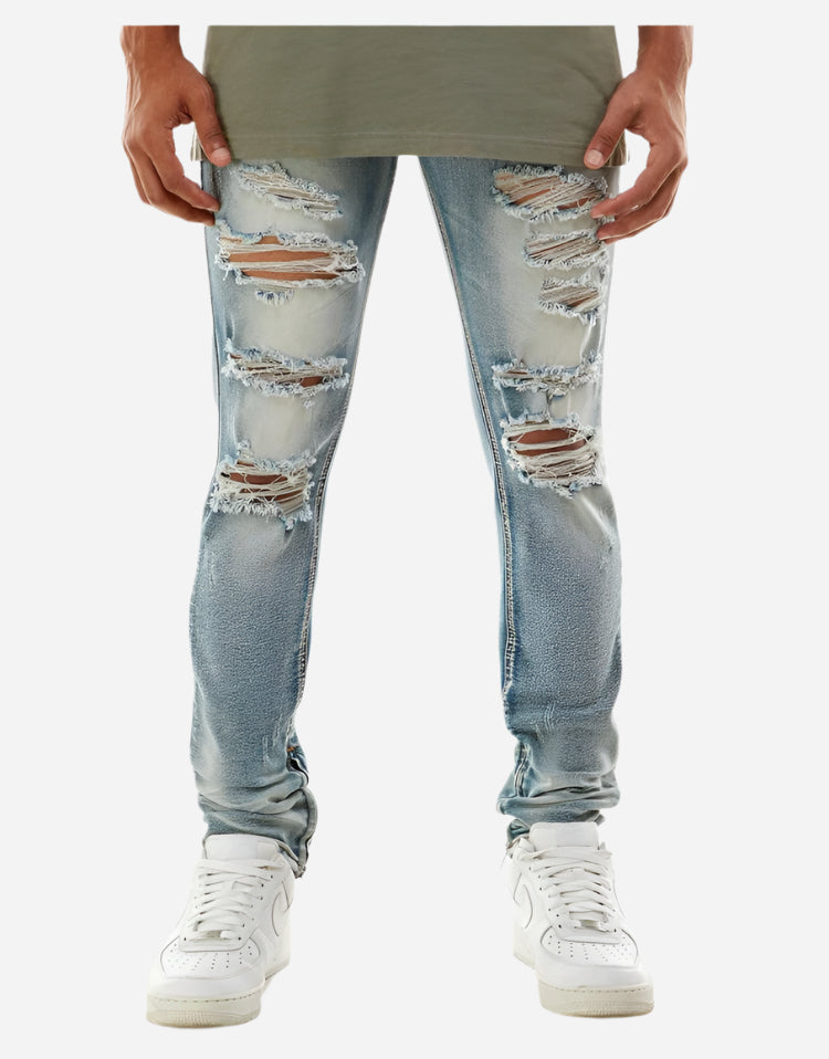 M.Blue Distressed Jeans
