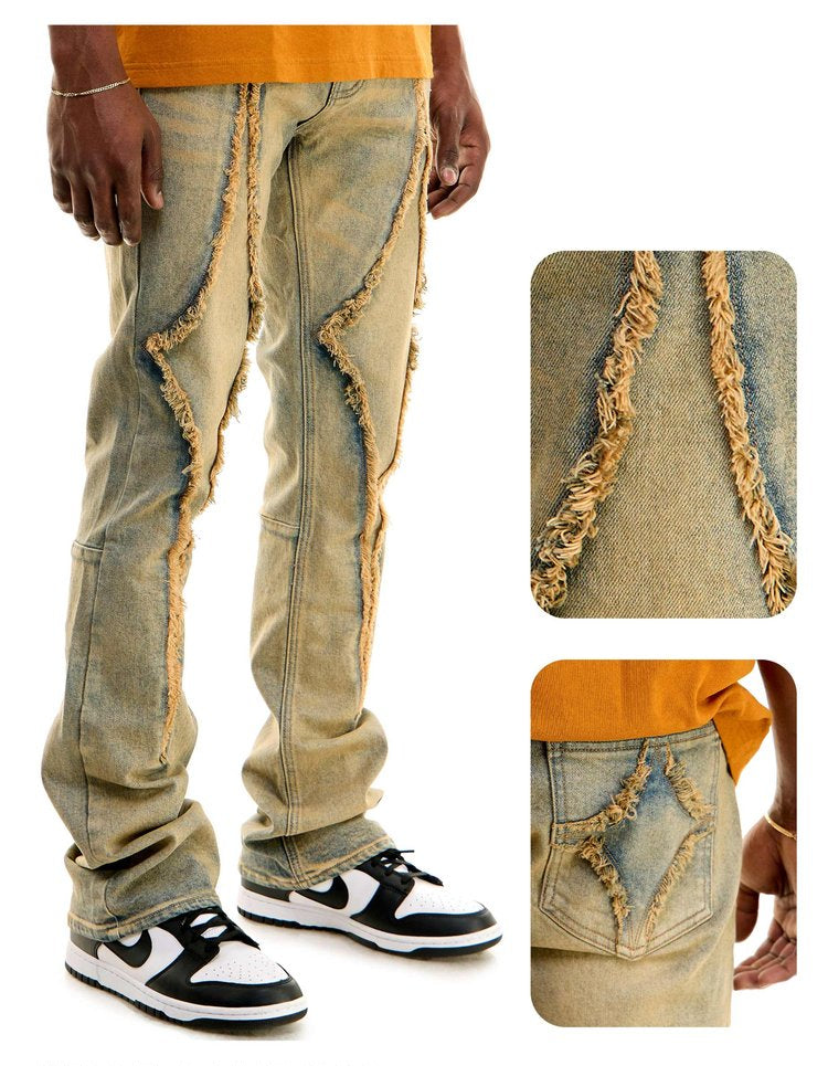 T Blue Diamond Skinny Flare Jeans - Stacked Flare Fit