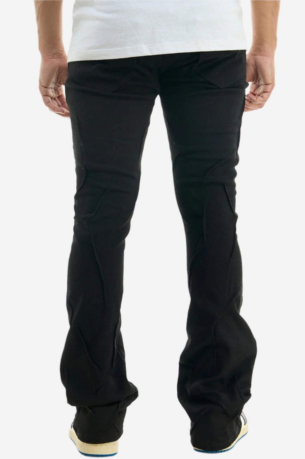 Pleated Skinny Flare Pants