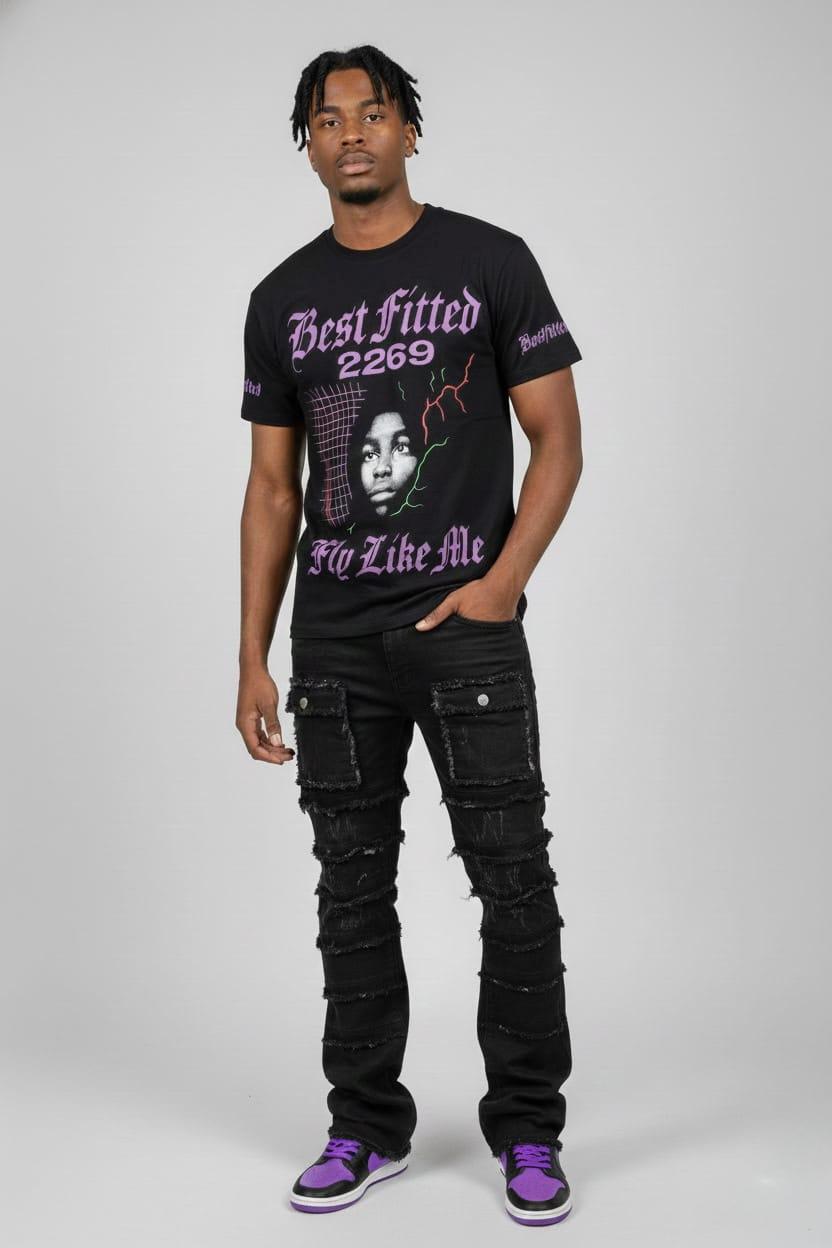 Best Fitted 2269 "Fly Like Me" Graphic Tee