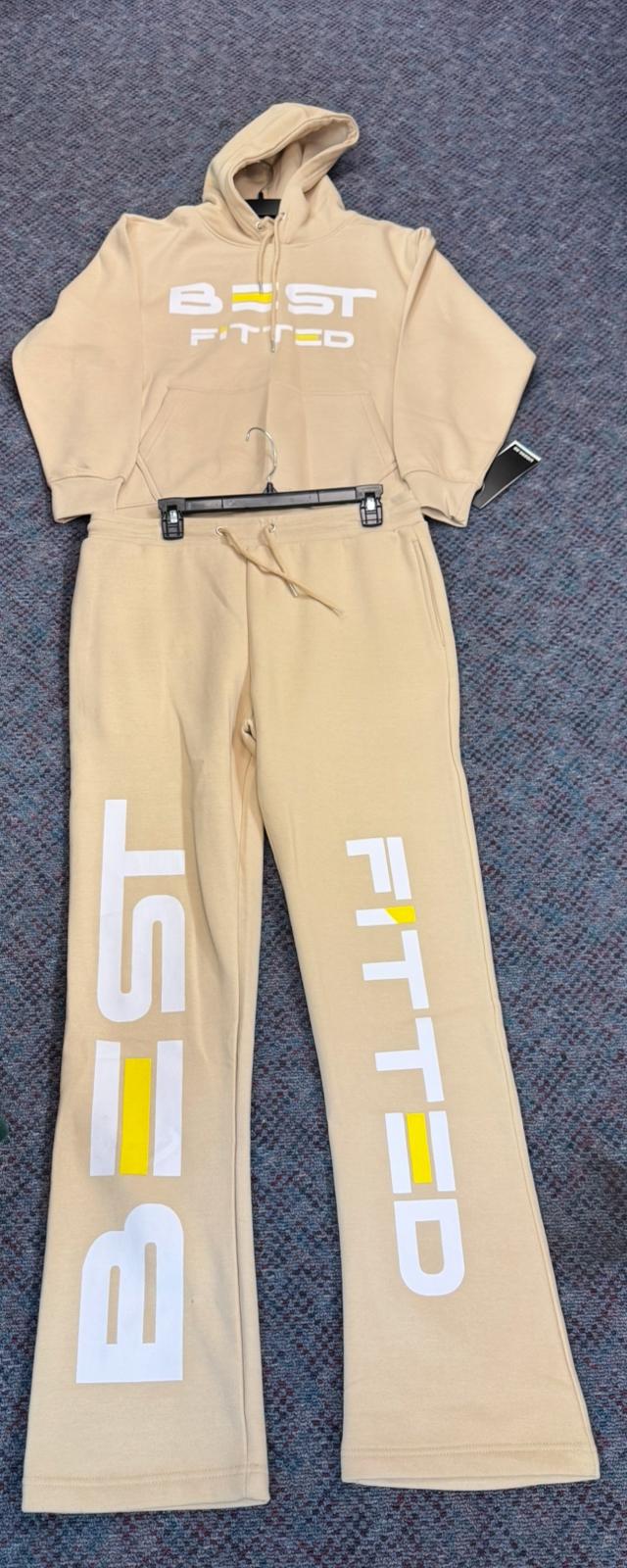 BEST FITTED Flare Jogger/Sweatsuit Set Gray