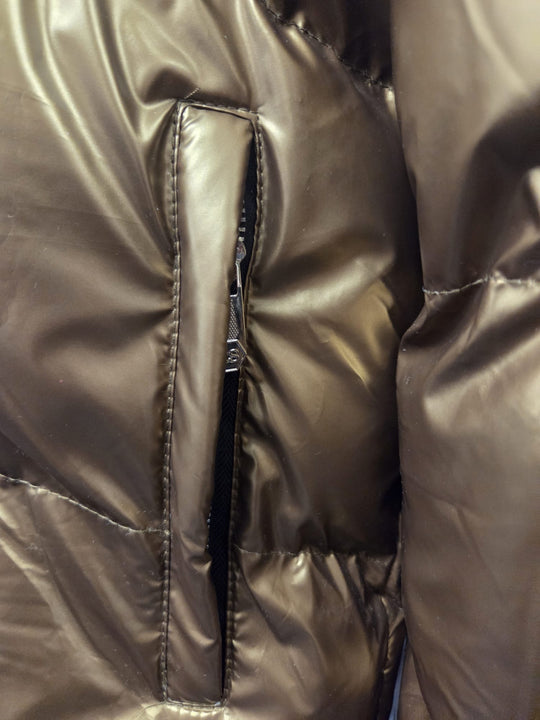 Metallic Gold Puffer Jacket