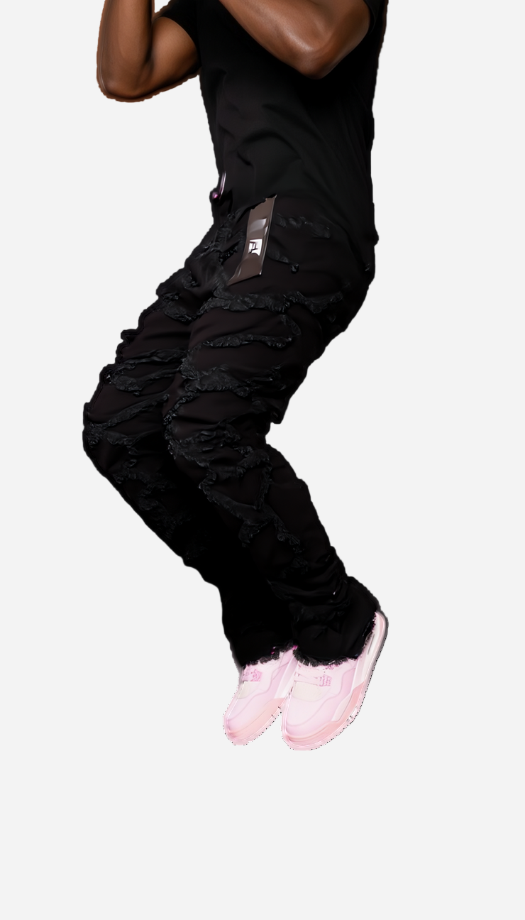 Men's Designer Black Jean with Denim Tears