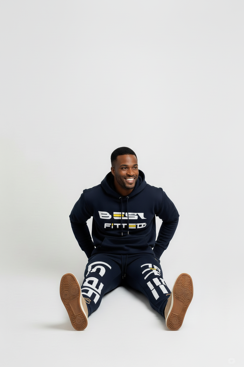 BEST FITTED Flare Jogger/Sweatsuit Set - Blue