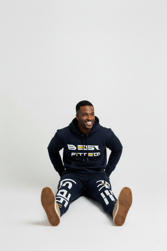 BEST FITTED Flare Jogger/Sweatsuit Set - Blue