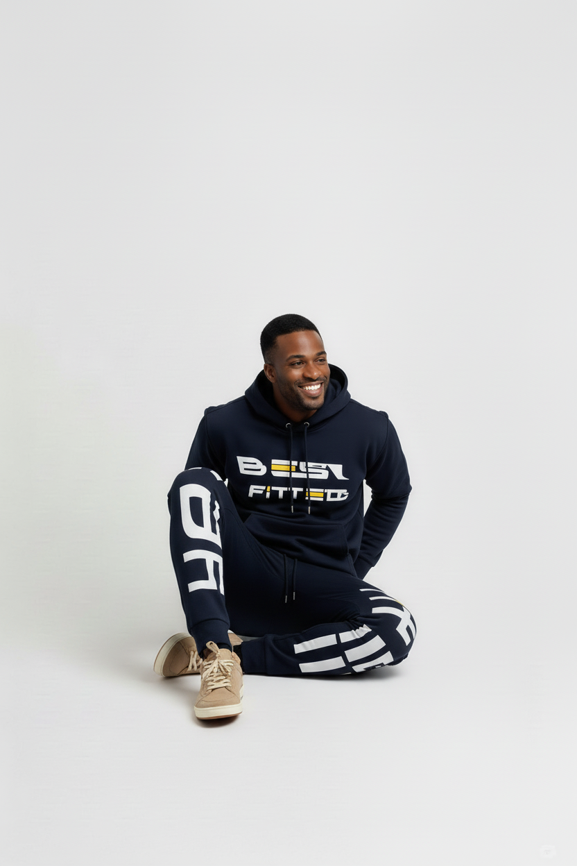 BEST FITTED Flare Jogger/Sweatsuit Set - Blue