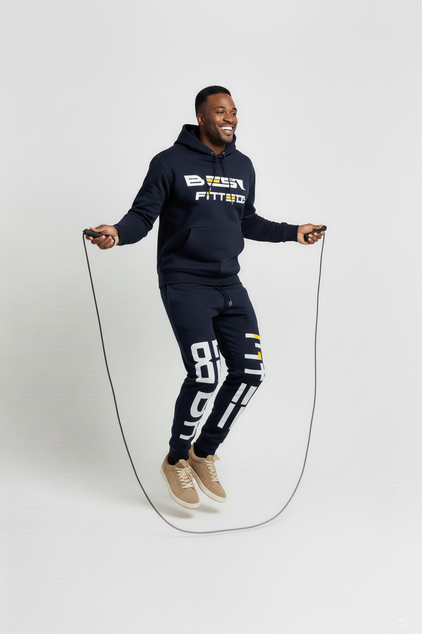 BEST FITTED Flare Jogger/Sweatsuit Set - Blue