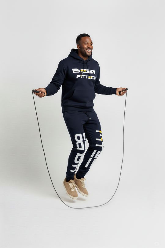 BEST FITTED Flare Jogger/Sweatsuit Set - Blue