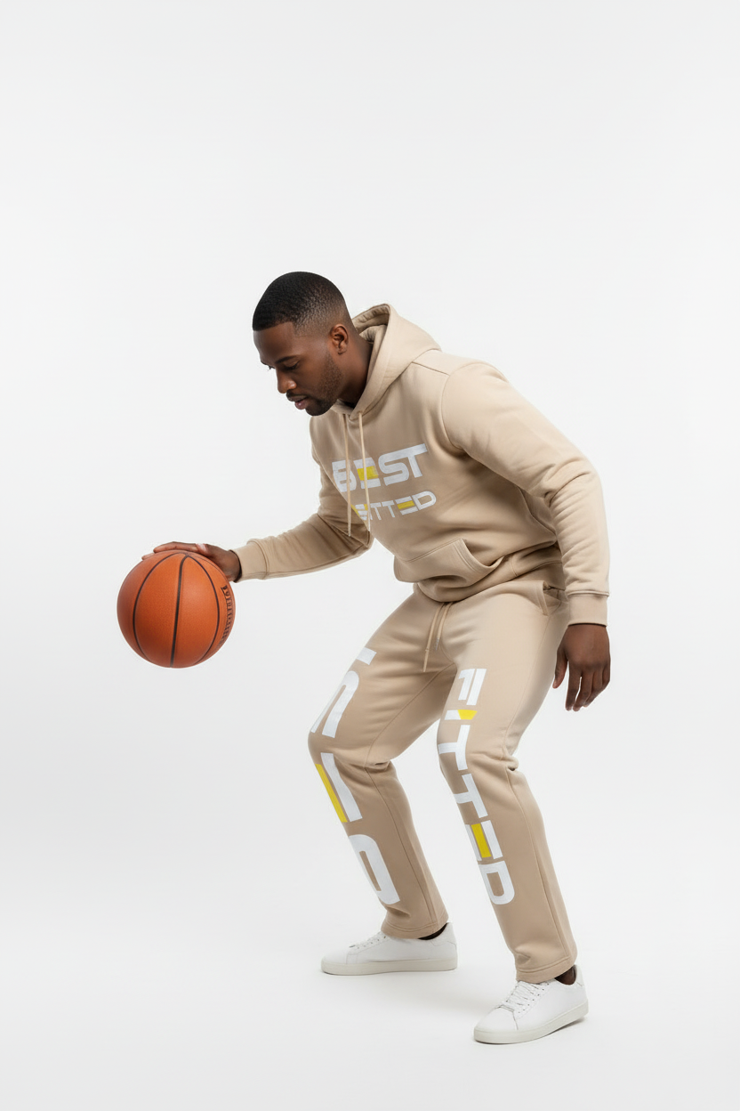 BEST FITTED Flare Jogger/Sweatsuit Set Gray