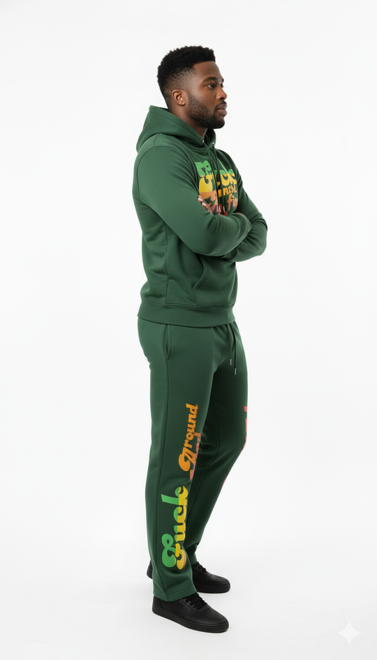 "F*ck Around & Find Out" Gradient Streetwear Tracksuit