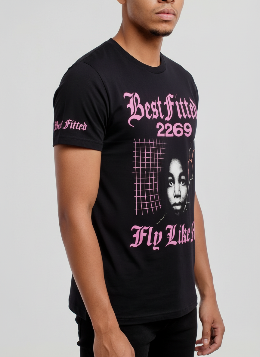 Best Fitted 2269 "Fly Like Me" Graphic Tee