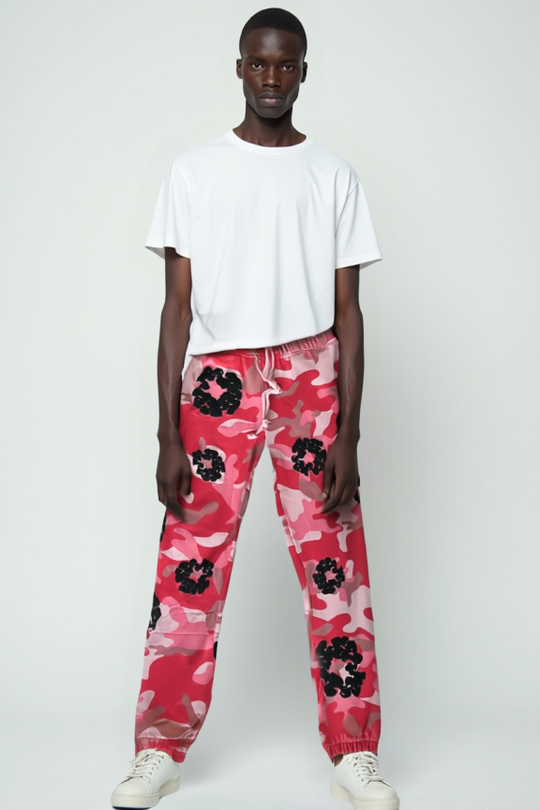 Men’s Camo Floral Sweatpants