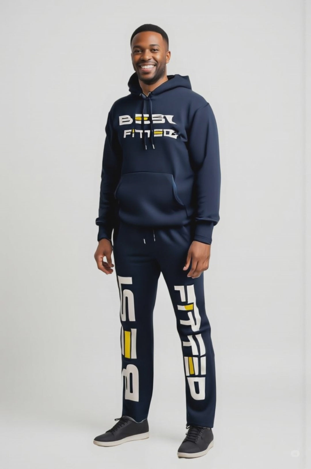 BEST FITTED Flare Jogger/Sweatsuit Set - Blue