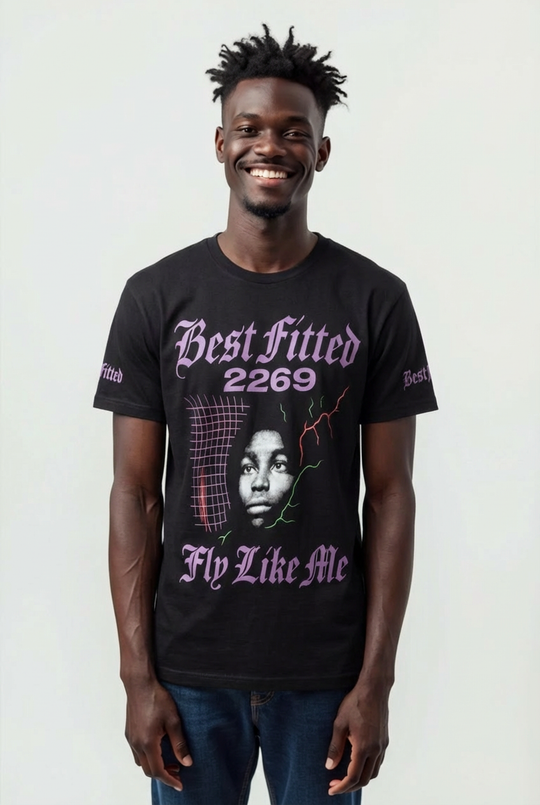 Best Fitted 2269 "Fly Like Me" Graphic Tee